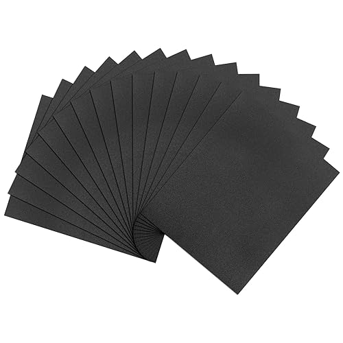 Miniatura 9 de 9 x 11 pulgadas, 15 piezas de papel de lija húmedo y seco, papel de arena abrasivo impermeable de grano 80, hojas de papel de lija de carburo de