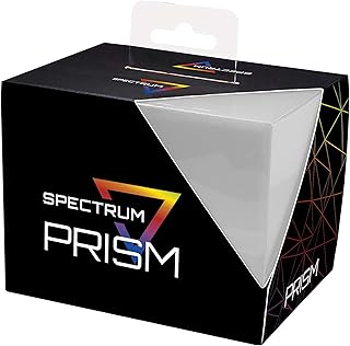 BCW Spectrum Prism Deck Case - Pale Moon White