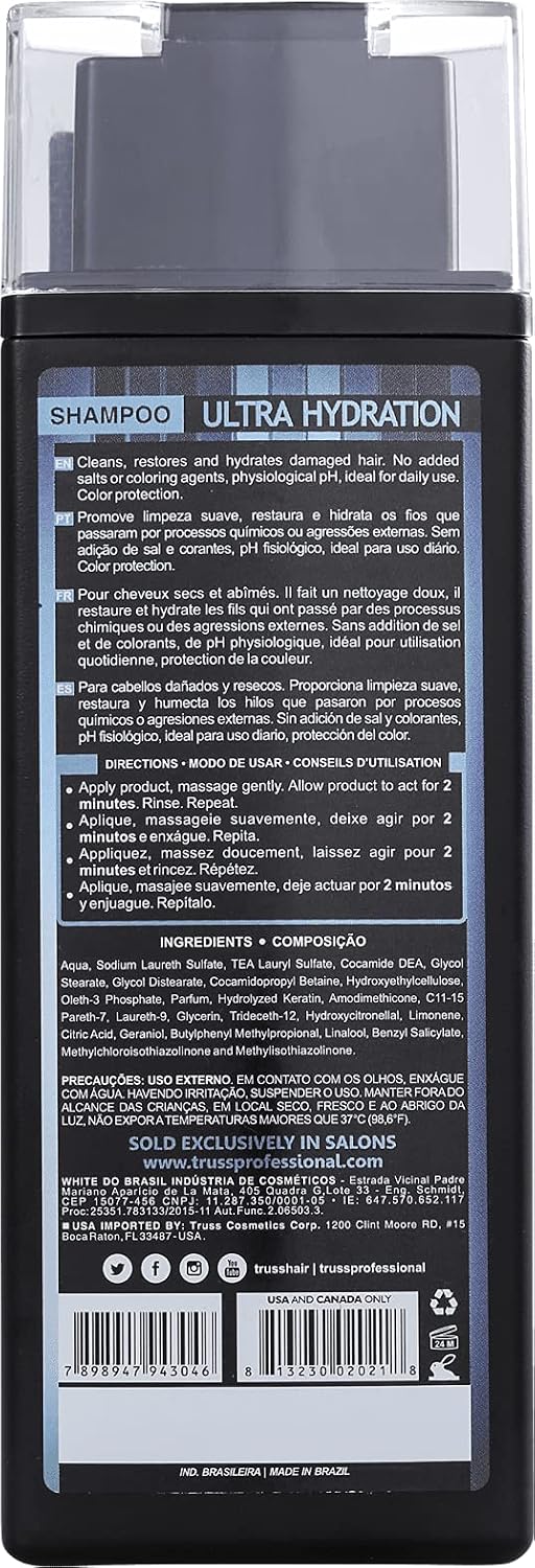 Kit Shampoo + Condicionador Ultra Hydration TRUSS 2 x 300 ml