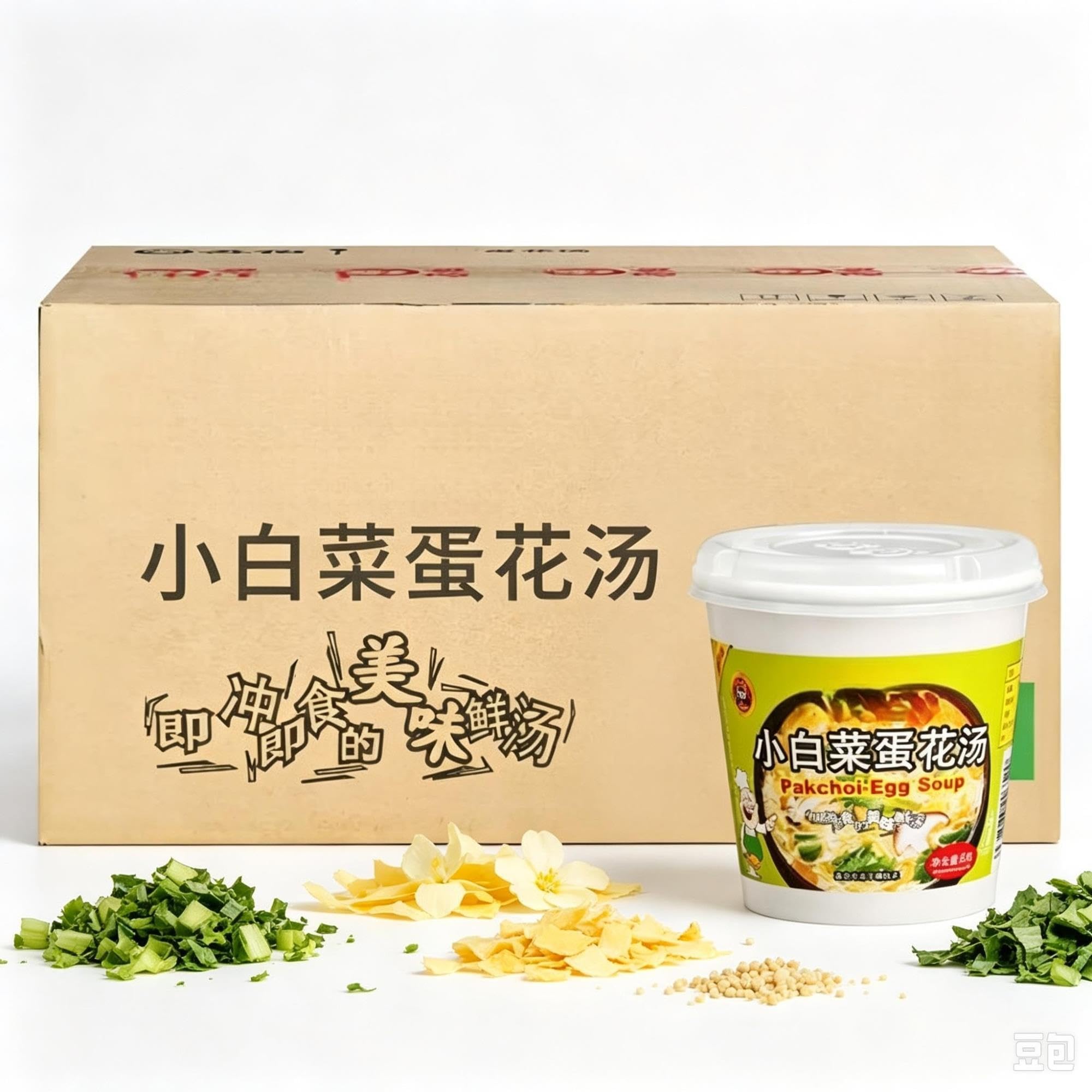 Bok Choy Egg Drop Suppentassen 8g x 24er Pack