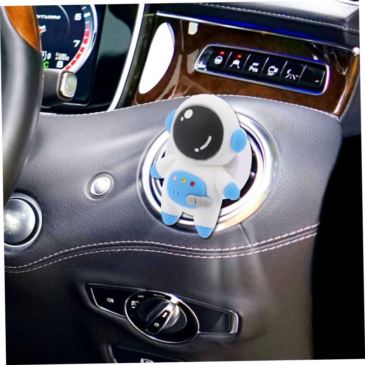 GLEAVI 12pezzi Clip Per Ventilazione Auto Astronauta Accessori Aromatici Creativi Per Bocchette Aria Decorazione Auto Per Ufficio e Casa