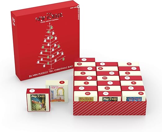 New York Puzzle Company - New Yorker New Yorker Advent Calendar - 24 Mini Puzzles