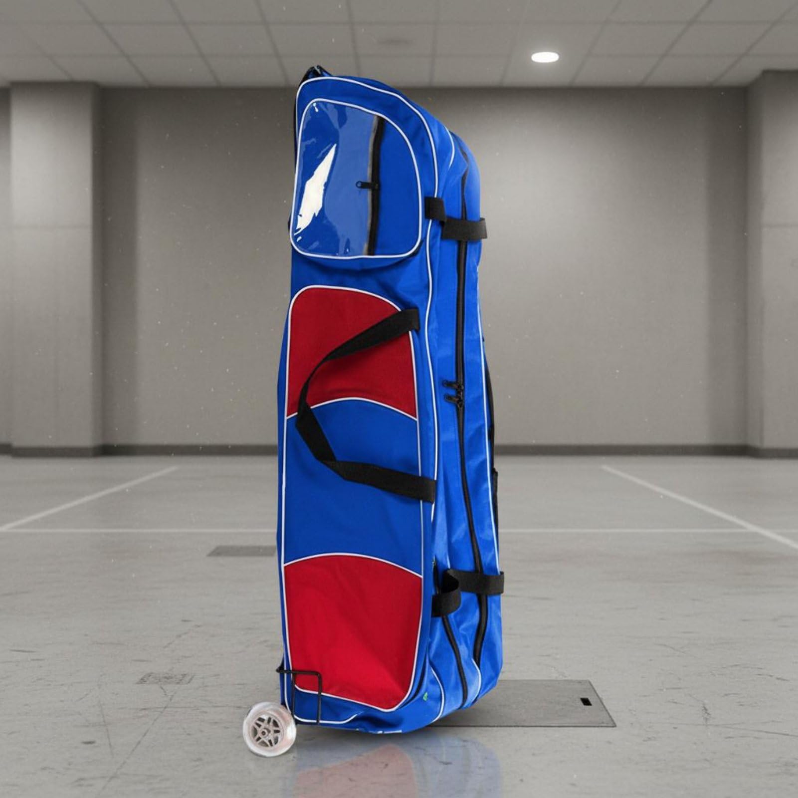 Borsa da Scherma Carrello Valigia Trolley Custodia Attrezzatura Sacca Rigida con Ruote Rinforzate Maniglia Estensibile E Cinghie Adatta per Club, color to 4