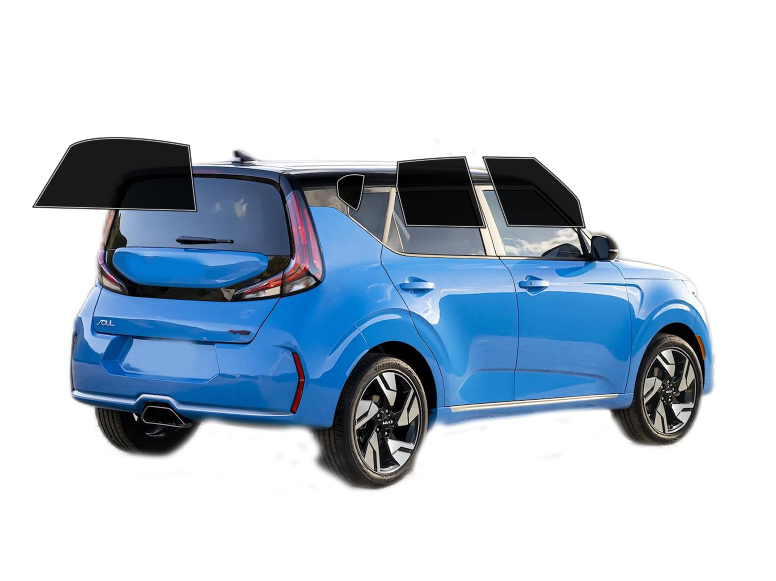 AUTOTEK Precut Windows Tint Film All Sides Cars Sun Blocking Protection Privacy Anti Shatter Glass 2 Ply Film Any Tint Shade kit for KIA Soul 2020-2025