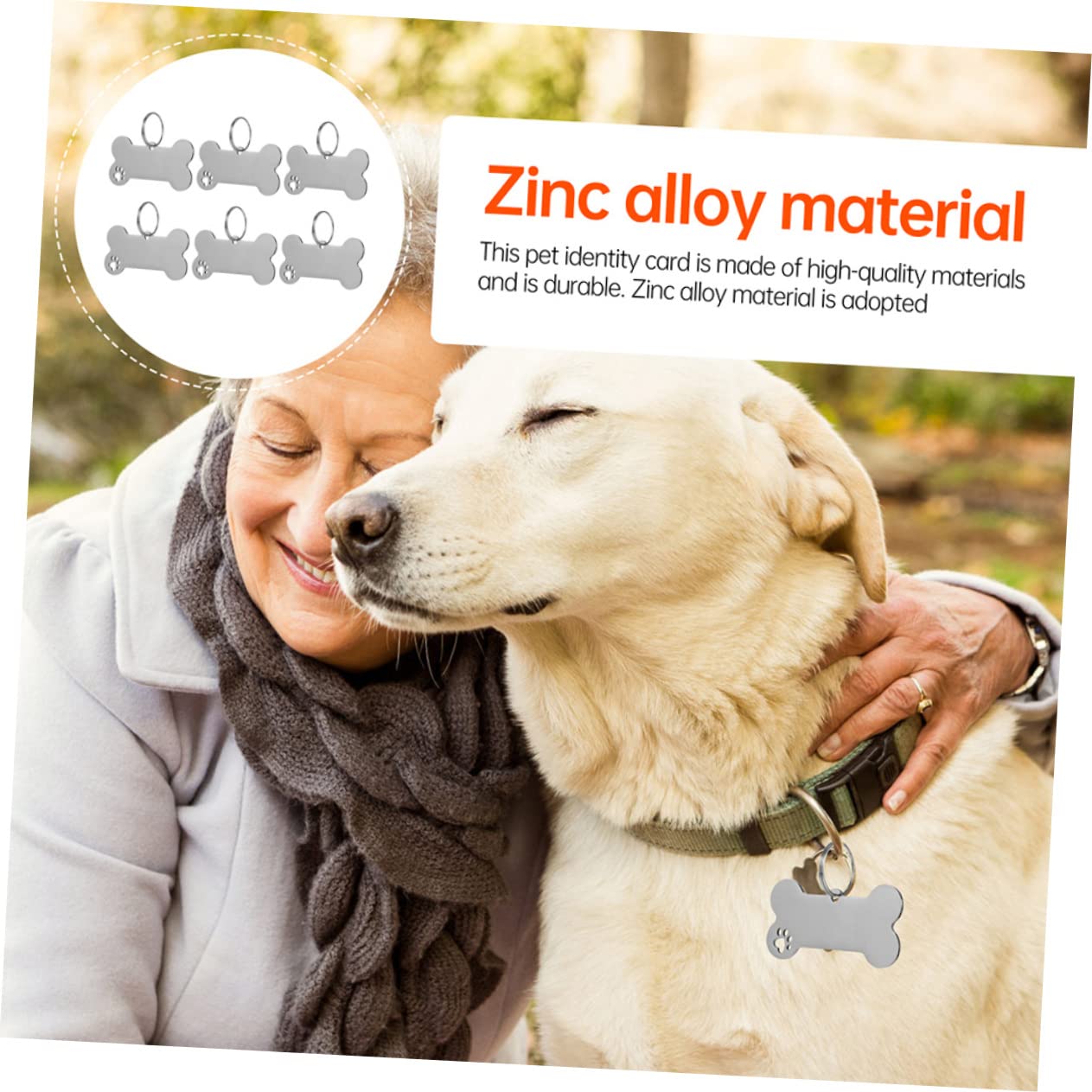 Toyvian 30 Stck Teiliges Hundemarken Gravierbare Haustier Id Anhänger Pfoten und Knochenform Geräuschloser Langlebiger Hundehalsband Zubehör für Hunde Katzen und Kleine Tiere