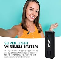 Vista 3 de Movo Micrófono inalámbrico Mini USB-C para iPhone 15/16/17 - Micrófono compatible con Pro Max - Duración de la batería de 10 HR, rango de 164 pies