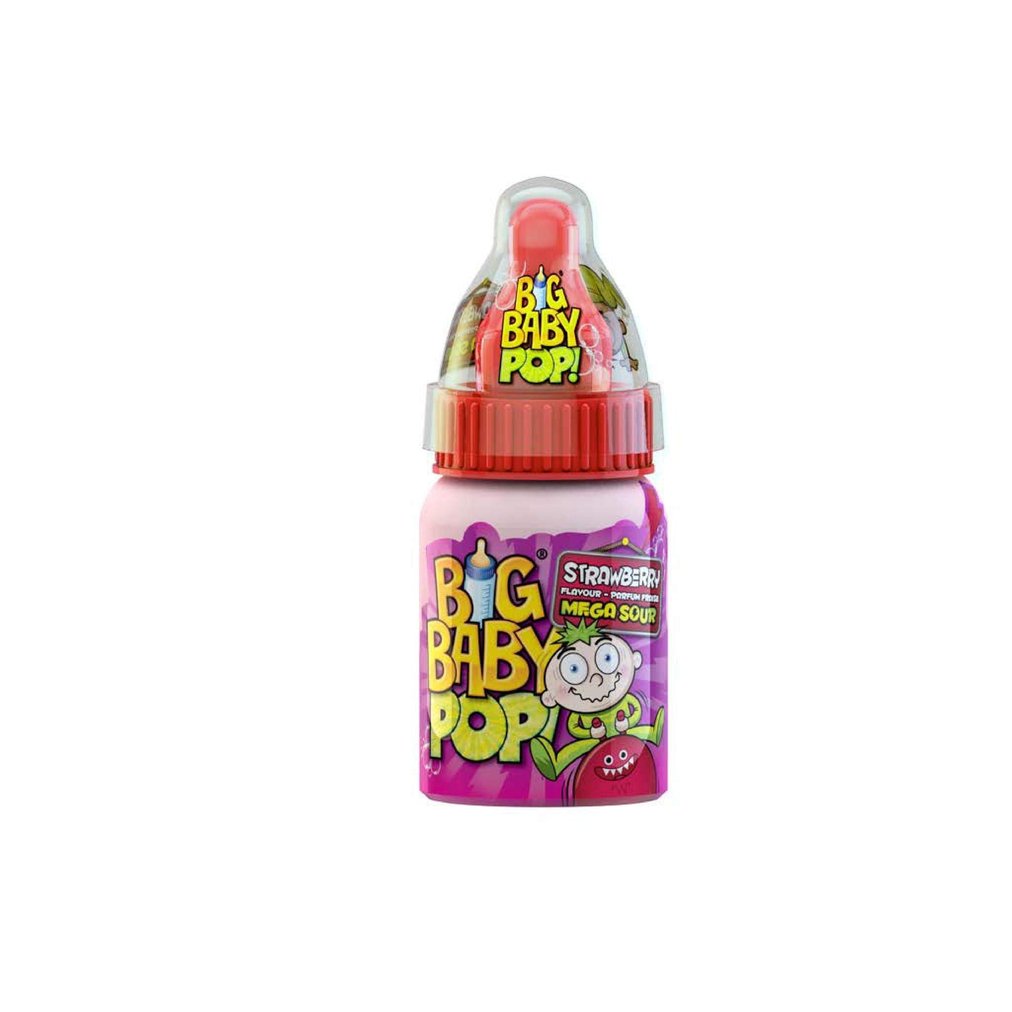 Topps Boîte Présentoir De 12 Big Baby Pop Mega Sour 384 G