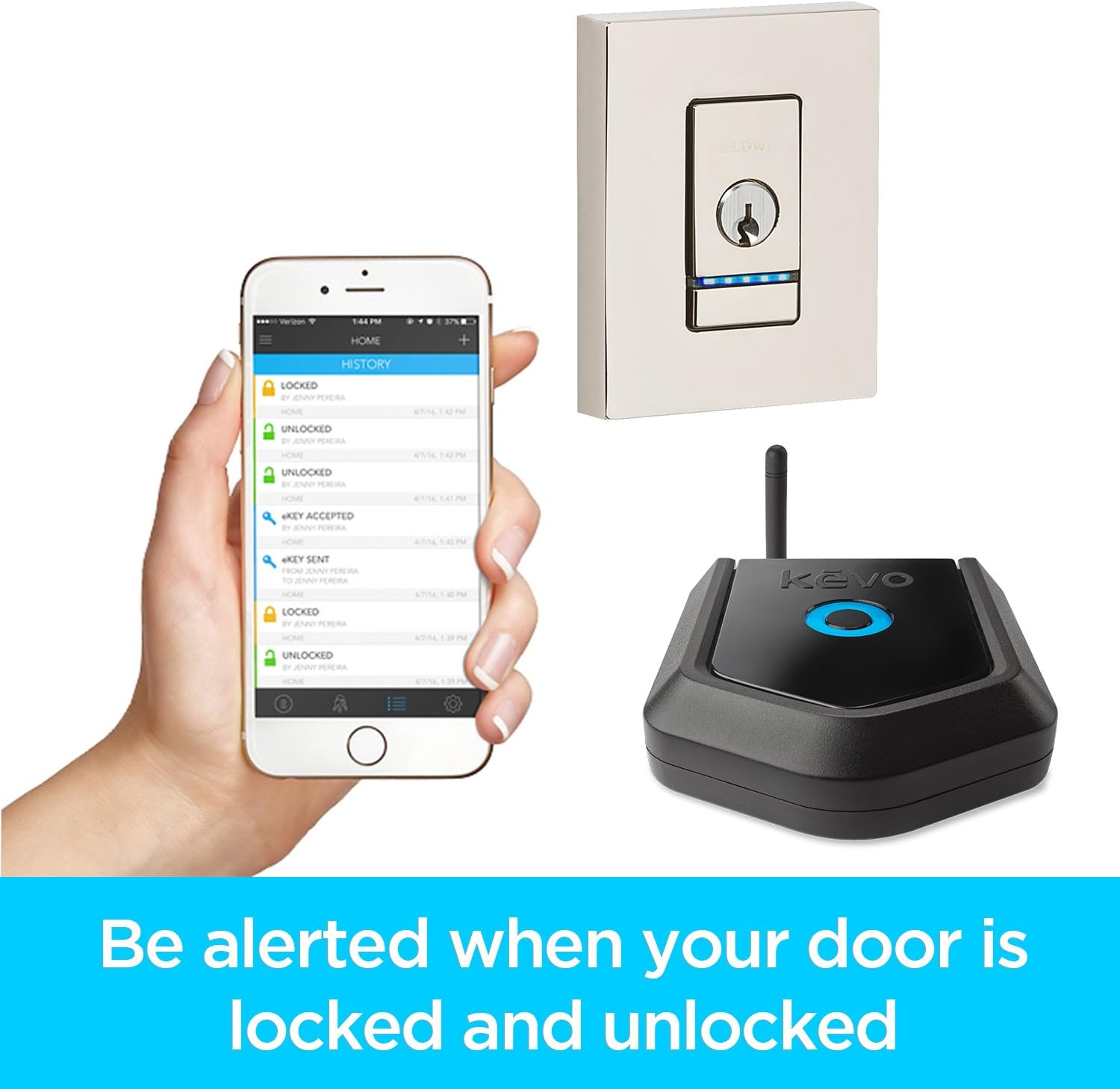 Prоduсt Dеаl Kevo Plus Connected Hub 99240-001 to Lock & Unlock Kevo Smart Lock from Anywhere with Smartphone, Compatible with Alexa