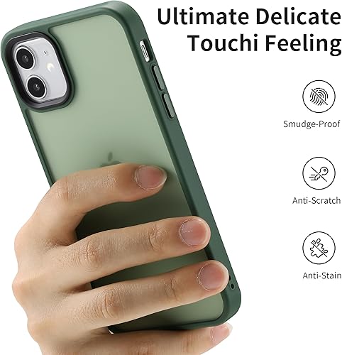 Miniatura 525 de Funda para iPhone 12, a prueba de golpes, para iPhone 12 Pro, protección contra caídas de grado militar, parte trasera dura, delgada, translúcida