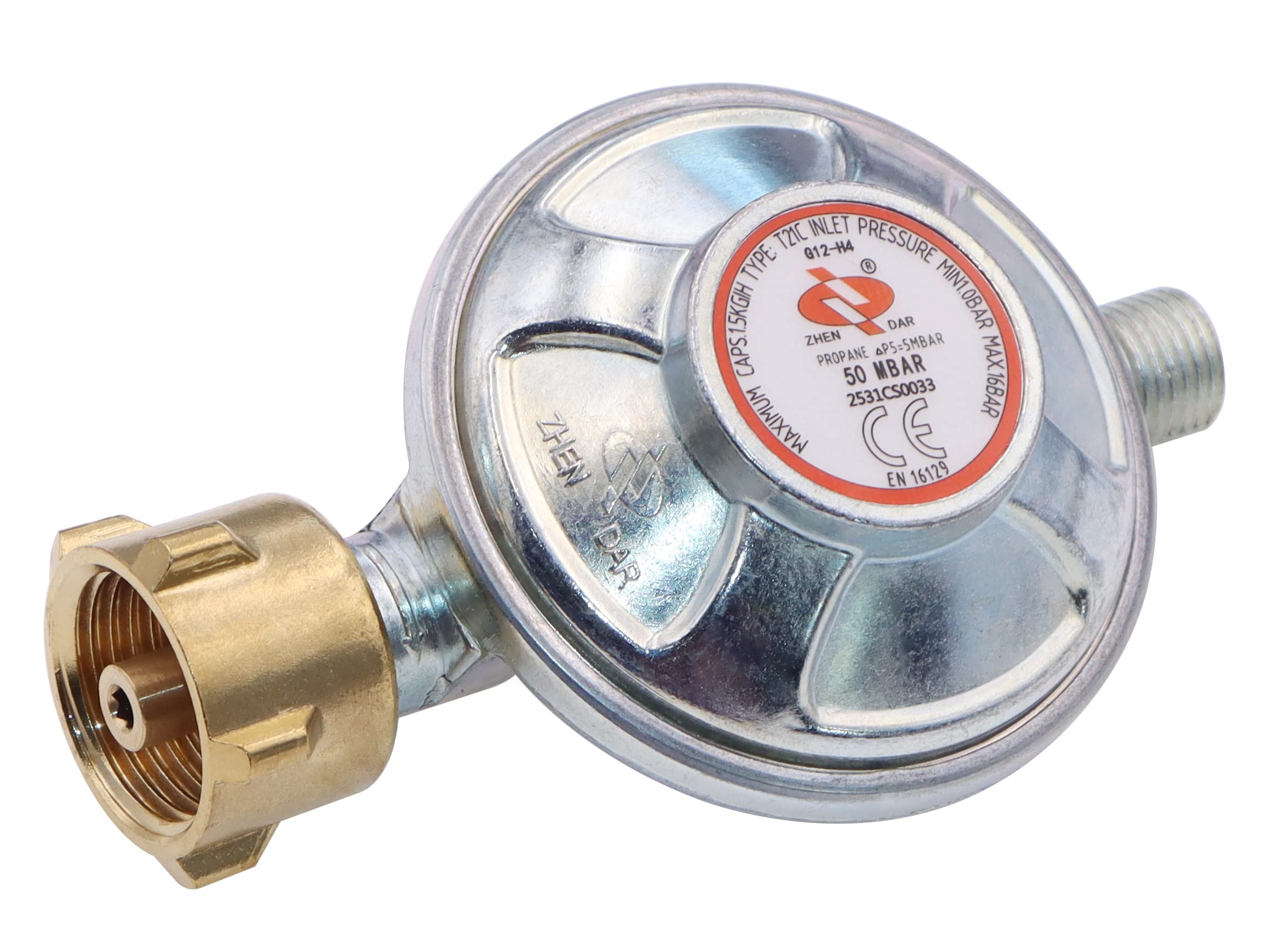 Meter Star Komplettes Propan-Feuer-Set, Gas-Steuerventil von Schornsteinteilen, komplettes System inklusive Reglerventil, Schlauch, 12-Zoll-Feuerring, Ventil: