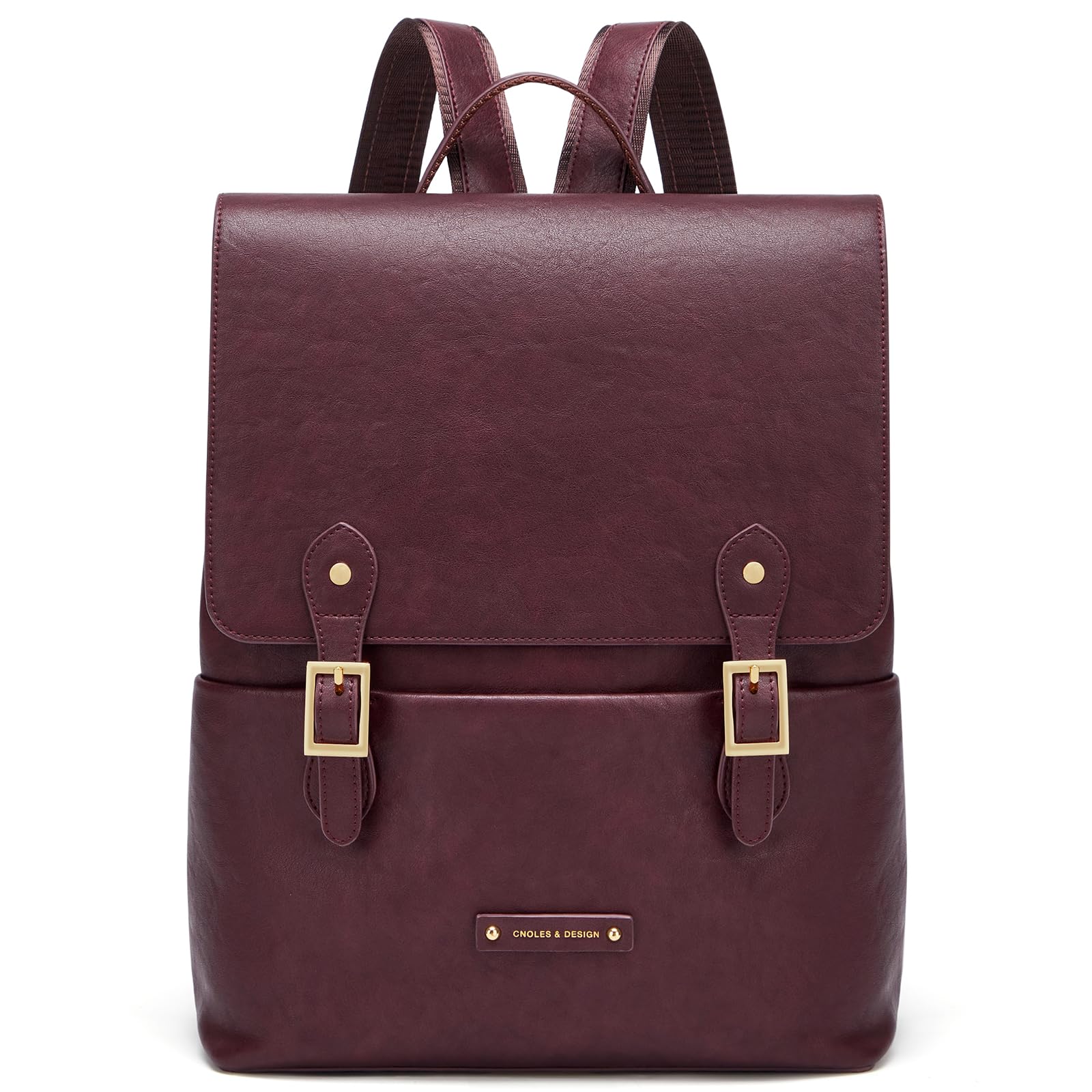 Cnoles Women Leather Backpack Purse Fashion Vintage Casual Travel Bag