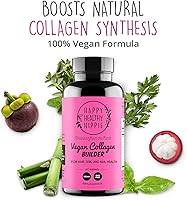 Vista 2 de Creador de colágeno vegano con ácido hialurónico – Vitaminas para el cabello y las uñas para un brillo juvenil Refuerzo de queratina y elastina