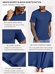 Boyzn 3 pour homme, 4 ou 5 T-Shirts en coton, manches courtes Col rond de sport Tees, Gym de coton s'entraîner chemises pour hommes