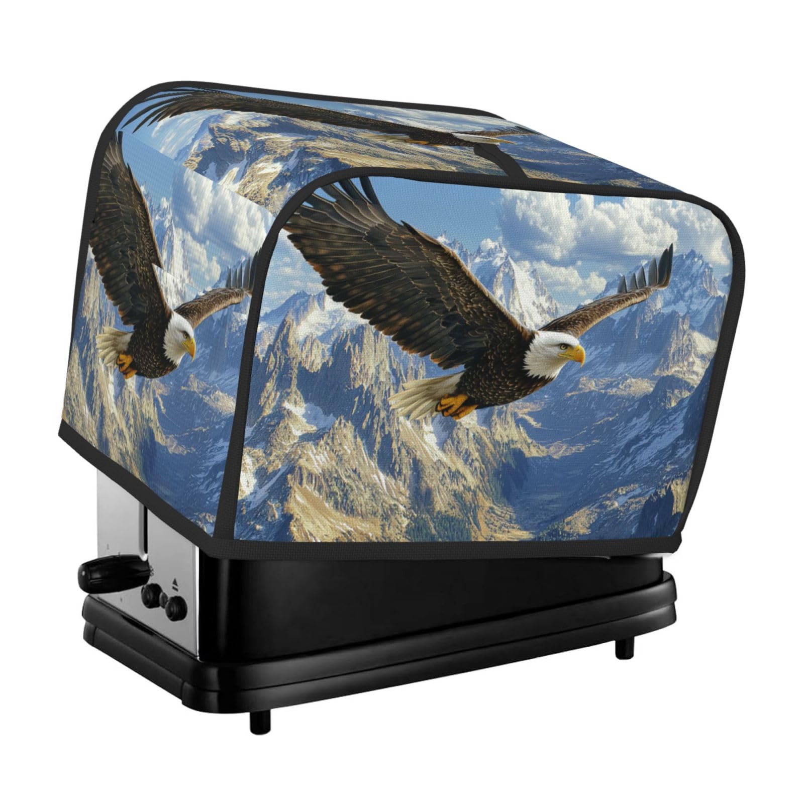 Smazdfxx As Pic Majestic Bald Eagle Soaring Toaster Cover 2 Slice Toaster Covers Bread Maker Cover Kitchen Small Appliance Covers Kitchen Accessories