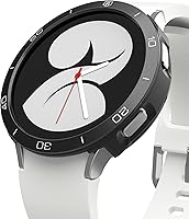 Vista 18 de Ringke [Air Sports + Bezel Styling] Compatible with Samsung Galaxy Watch 4 40mm, Flexible Shockproof TPU Case with Adhesive Aluminum Frame Ring