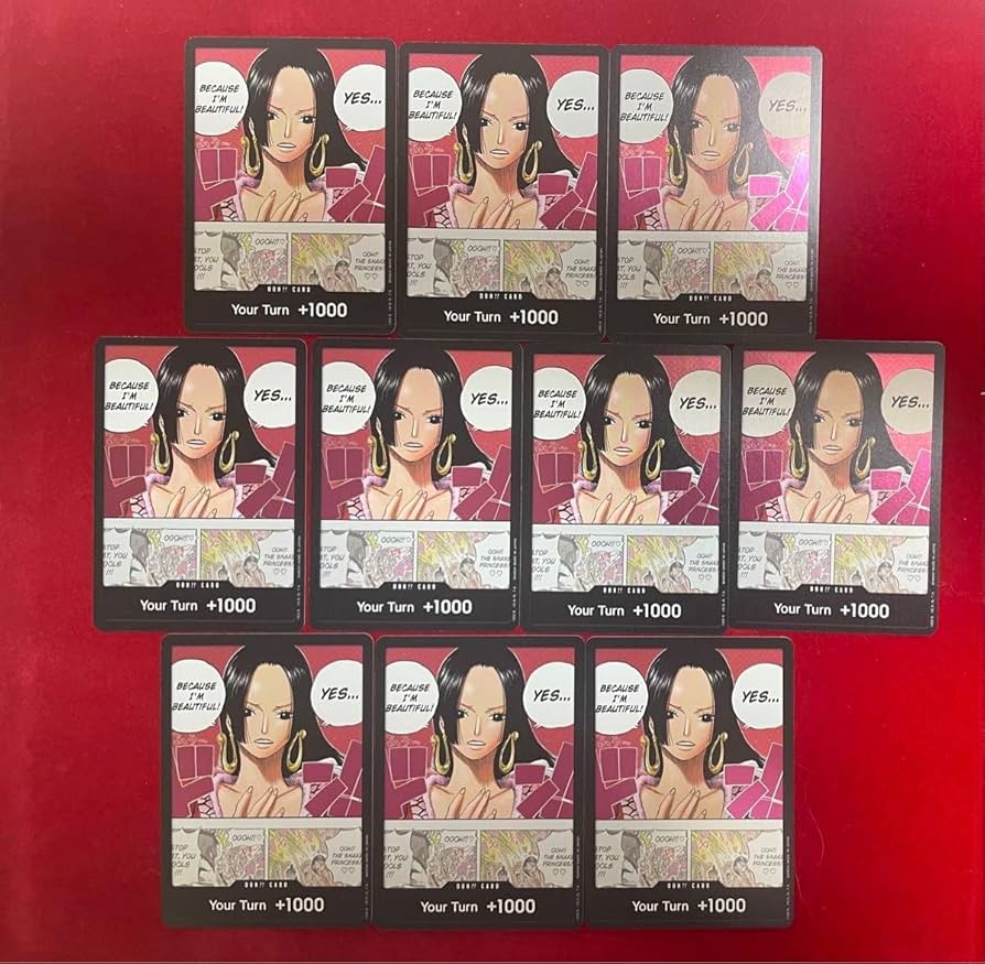 ワンピースカード　ドンカード　ハンコック　海外　英語 訳あり】プレイ用 ワンピースカード海外版(英語)ドンカード