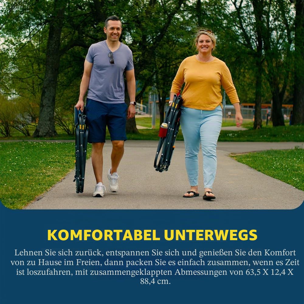 GCI Freestyle Rocker XL™ mit Beistelltisch Zimt