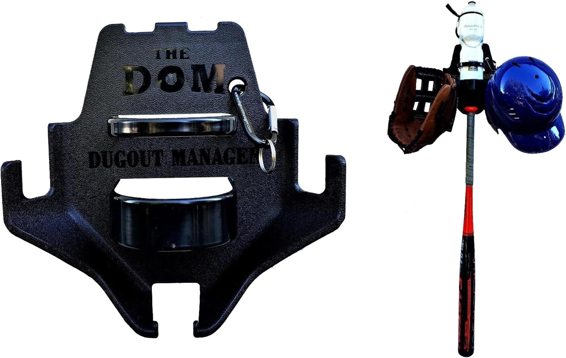 - DOM Dugout Manager, Premiere Dugout Organizer for Softball and Baseball Players, Providing for a Safe, Cost-Effective, Organized, and Fun Dugout