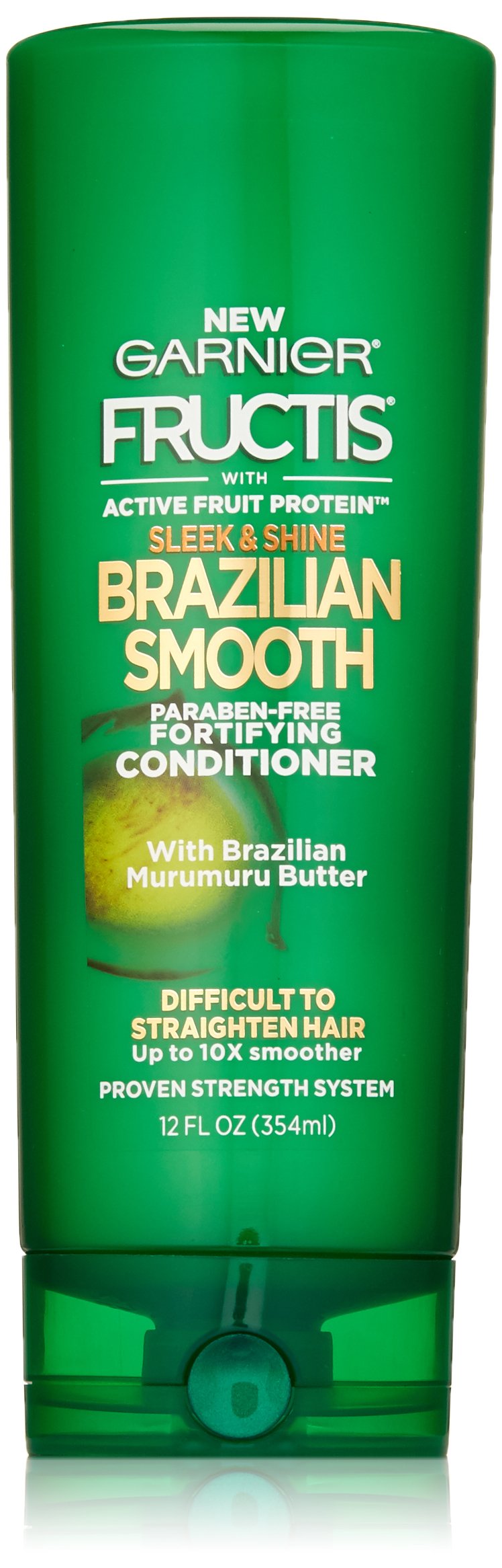 Garnier Fructis Sleek & Shine Brazilian Smooth Conditioner, 12 fl. oz.