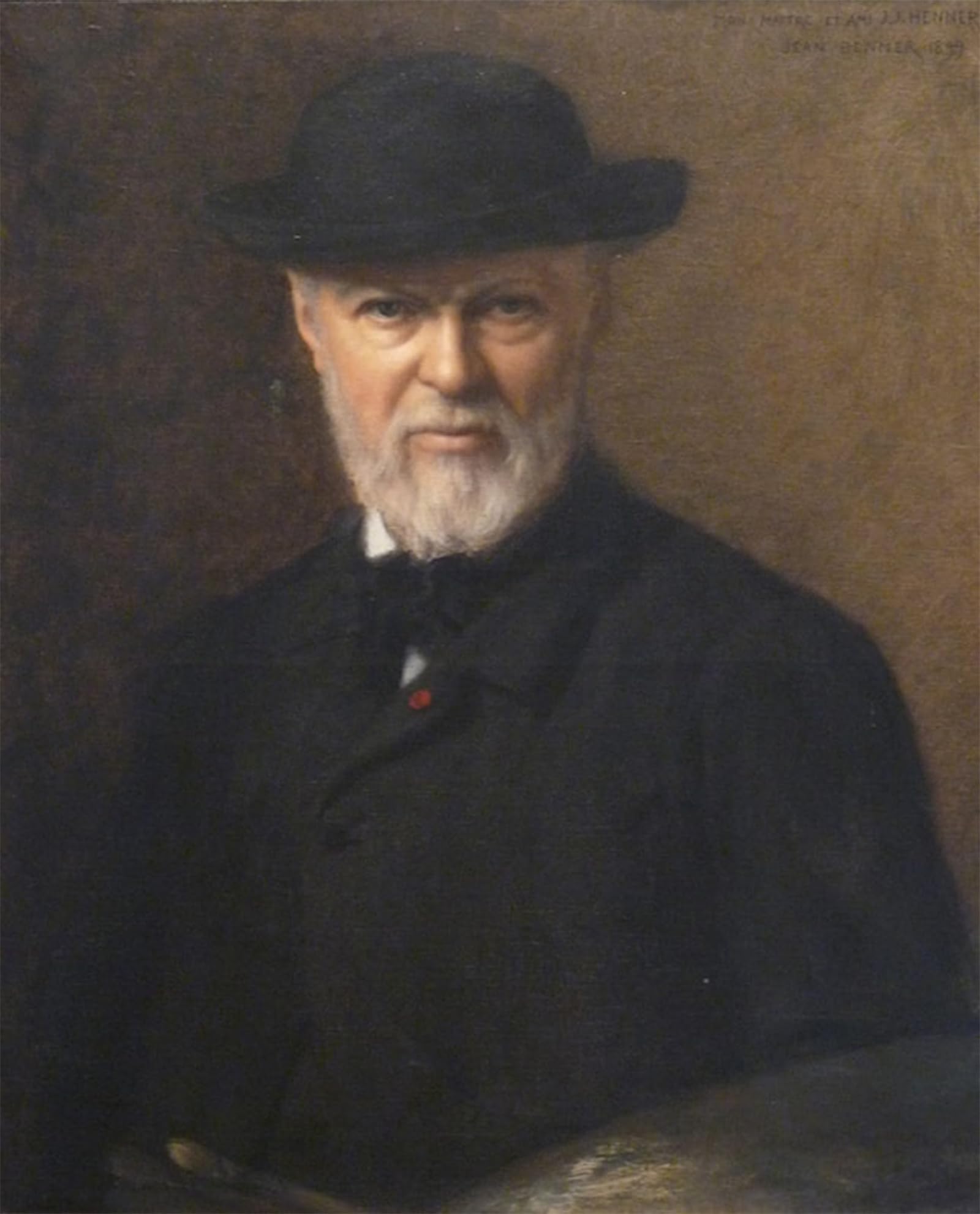SERENDIPITP Vintage Wall Art Canvas Nordic Poster Canvas Print Picture Portrait of Painter Jean-jacques Henner by Jean Benner Jr. Wall Art Poster for Home Decor 60x90cm