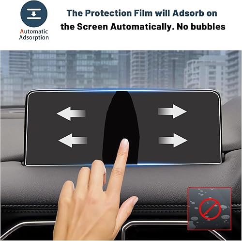 Miniatura 5 de Ruiya Protector de pantalla para Mazda CX5 CX-5 Pantalla táctil de 10.25 pulgadas Mazda CX5 2021-2024 Accesorios Vidrio templado antirreflejos y