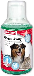 Beaphar | Plaque Away Drinking Water Additive | Dental Care for Dogs & Cats | Fights Bad Breath | Helps Reduce Plaque Build-up | 250ml