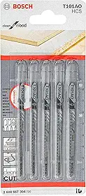 Bosch Lâmina serra tico tico T11AO Clean for wood