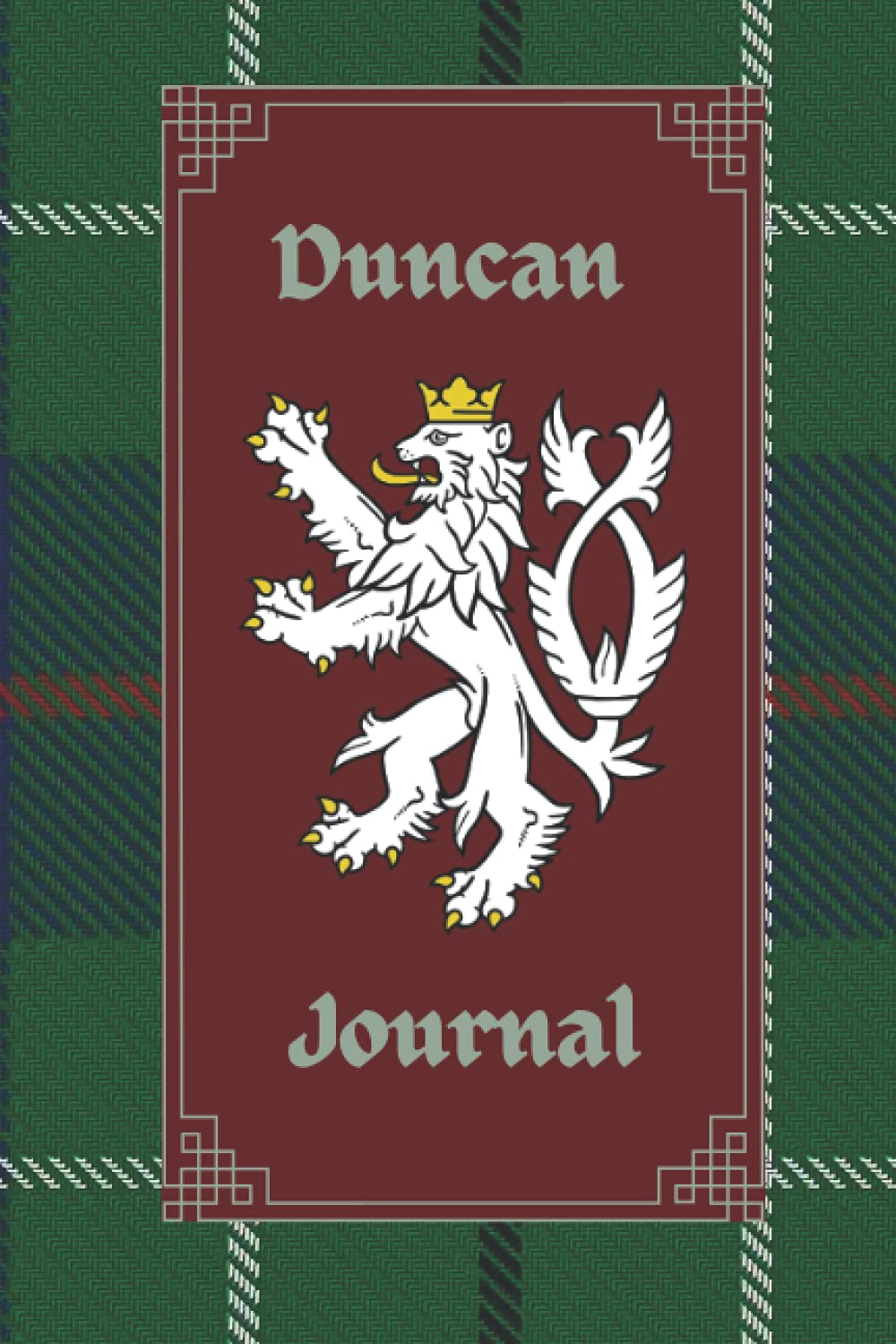 Duncan Journal: Scottish Surname Tartan Journal, 120 pages, 6 x 9 inches, gifts for Scottish heritage enthusiast