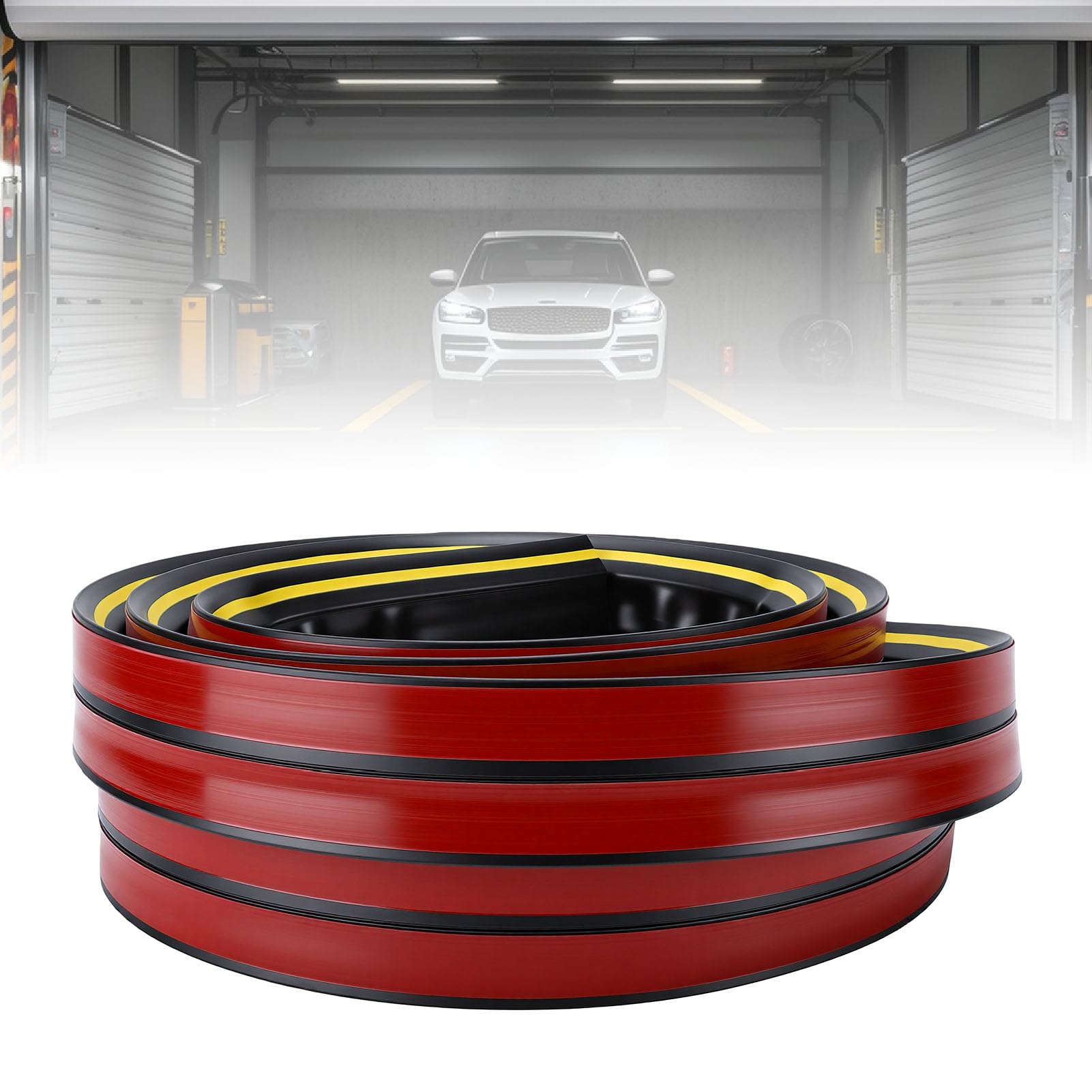 Fafeicy Cubrecables Flexible de PVC Resistente, 6 Metros