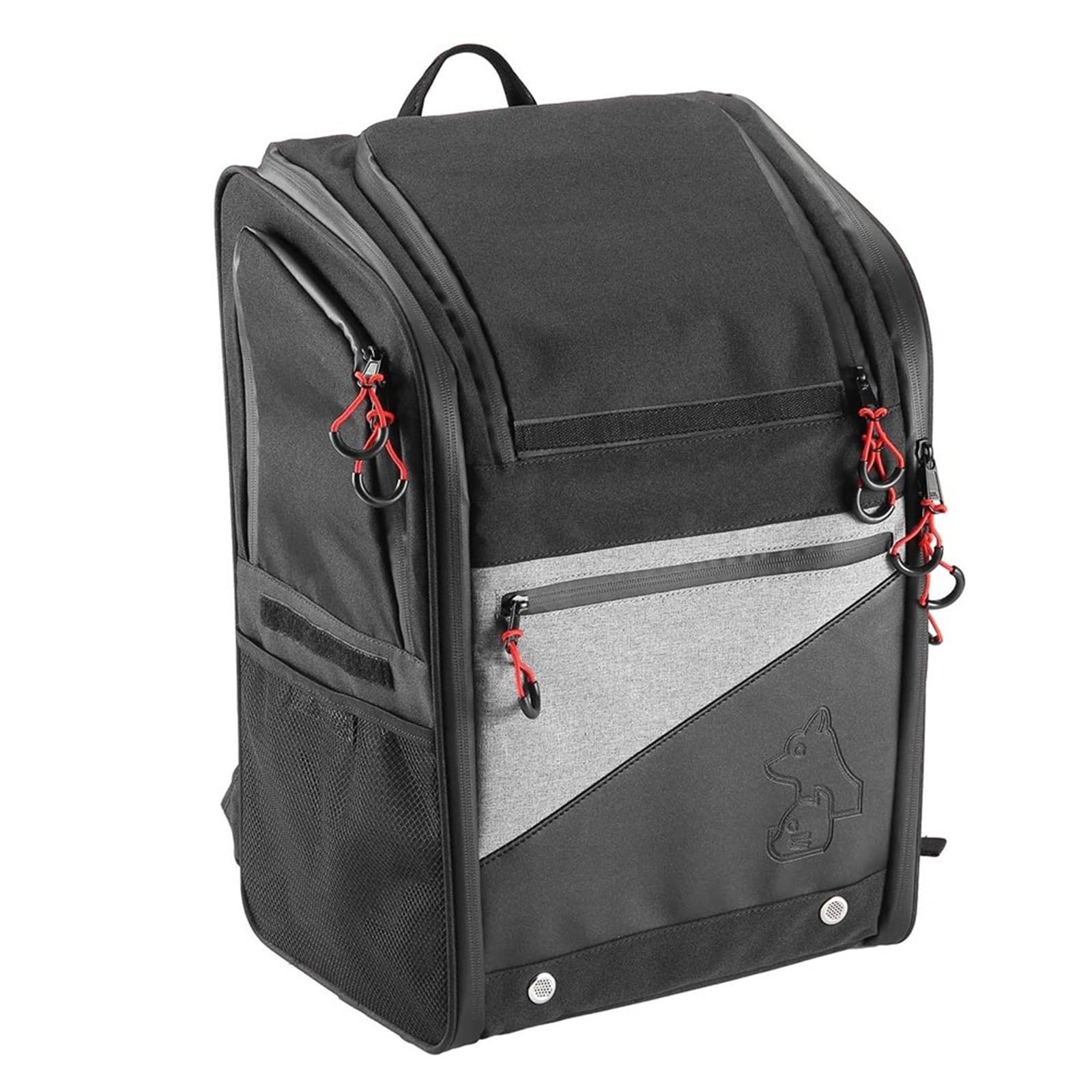BOHHO Motorcycle Bag For Street Glide For Road King For Touring For Trike 44L Folding Pet Carrier Backpack Motorcycle Tail Bag