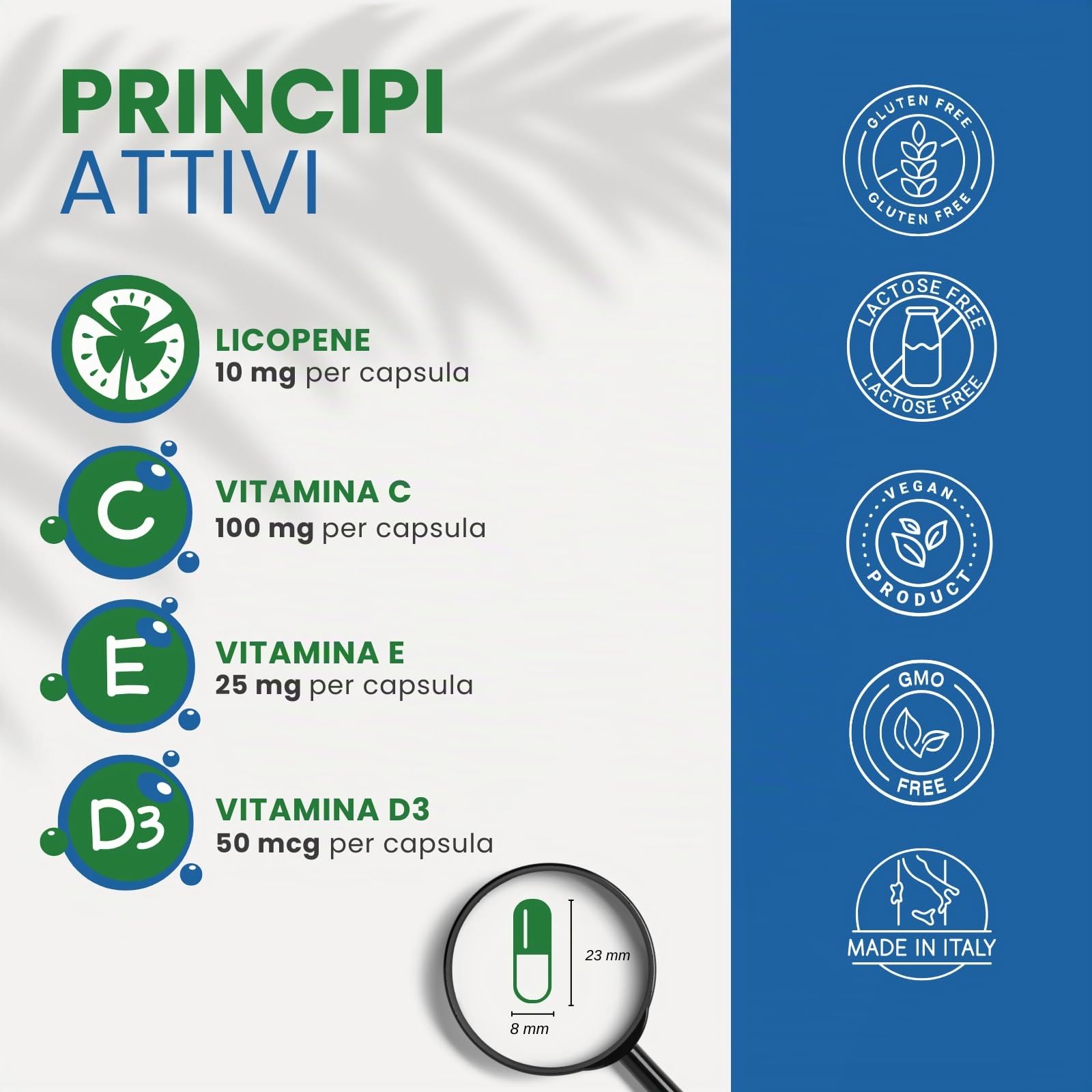 Licobone D3 Integratore Alimentare per il Benessere delle Ossa | Con Vitamina D3, Vitamina C ed E e Licopene | Pilloliera da 90 capsule