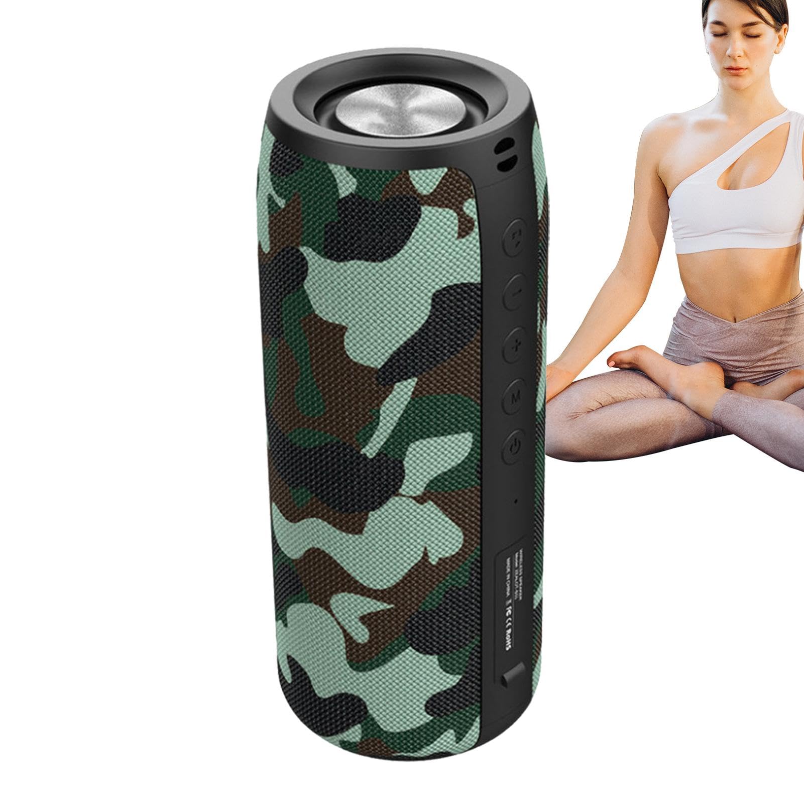 Altoparlante wireless forte | Altoparlante da doccia wireless resistente all'acqua Altoparlanti wireless da viaggio | Altoparlanti wireless da tavolo compatto per esterni altoparlanti wireless per