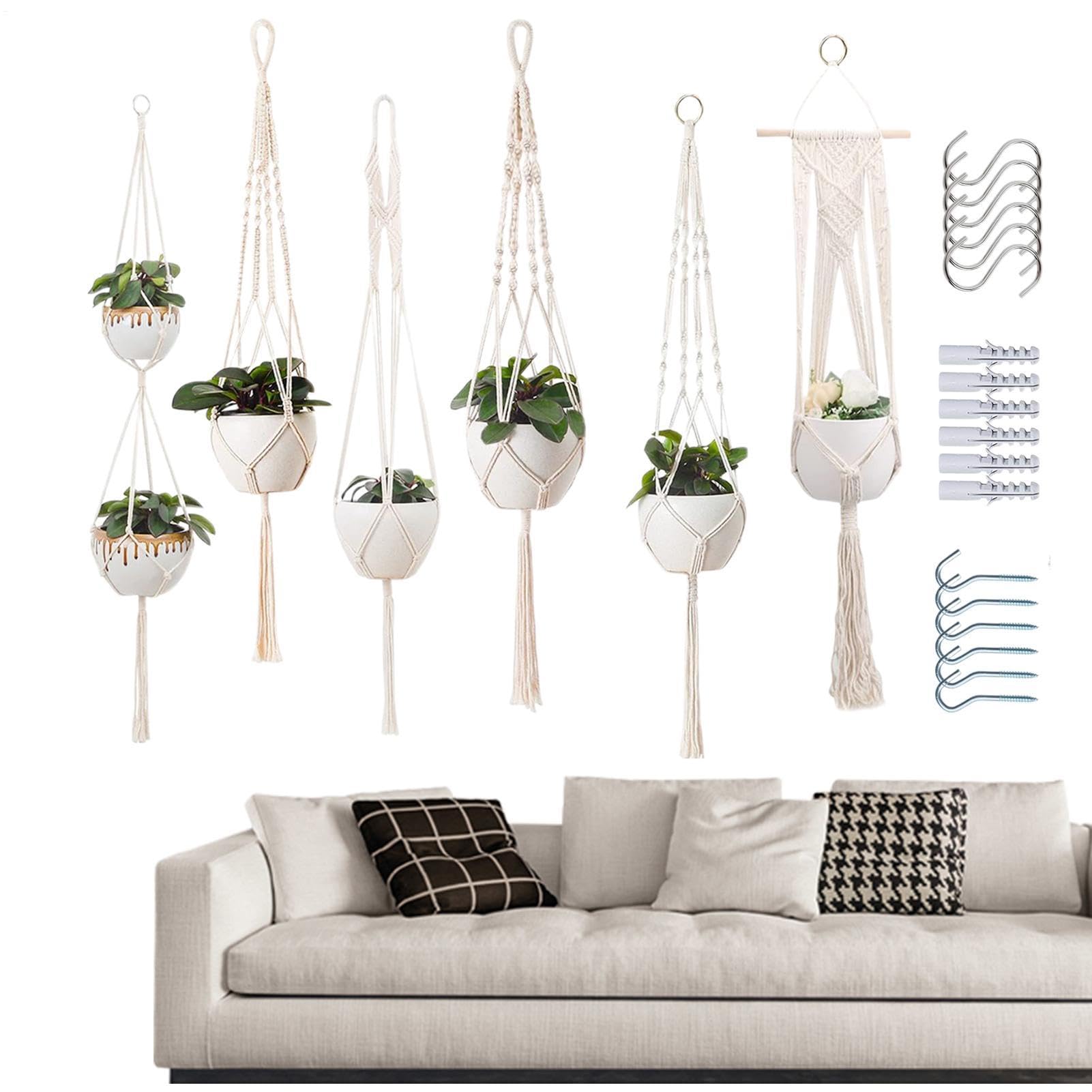 Suspension bohème pour balcon et salon au design naturel