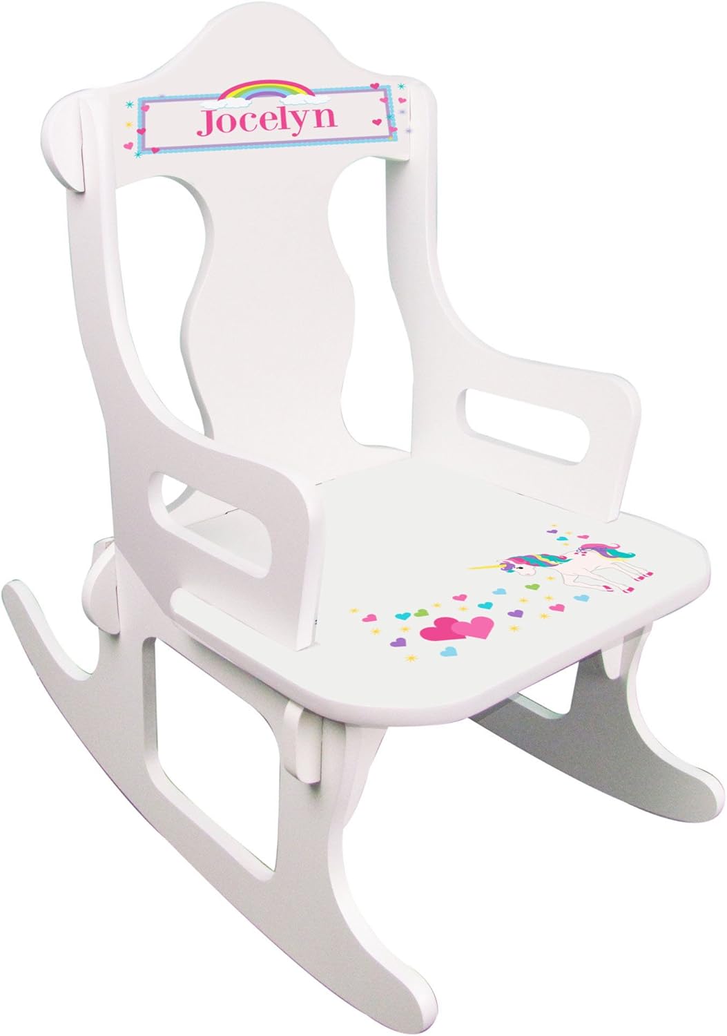 My Bambino Personalized Unicorn Puzzle Rocker | Personalized Kids Gift