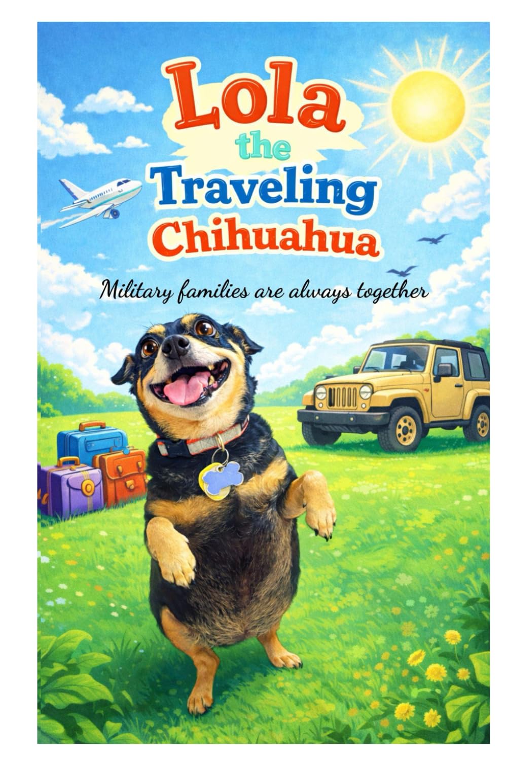 Lola the Traveling Chihuahua Book 1: A heartwarming children’s book about a rescued Chihuahua adopted by a military family, her adventures on the road and in the heart while coping separation.