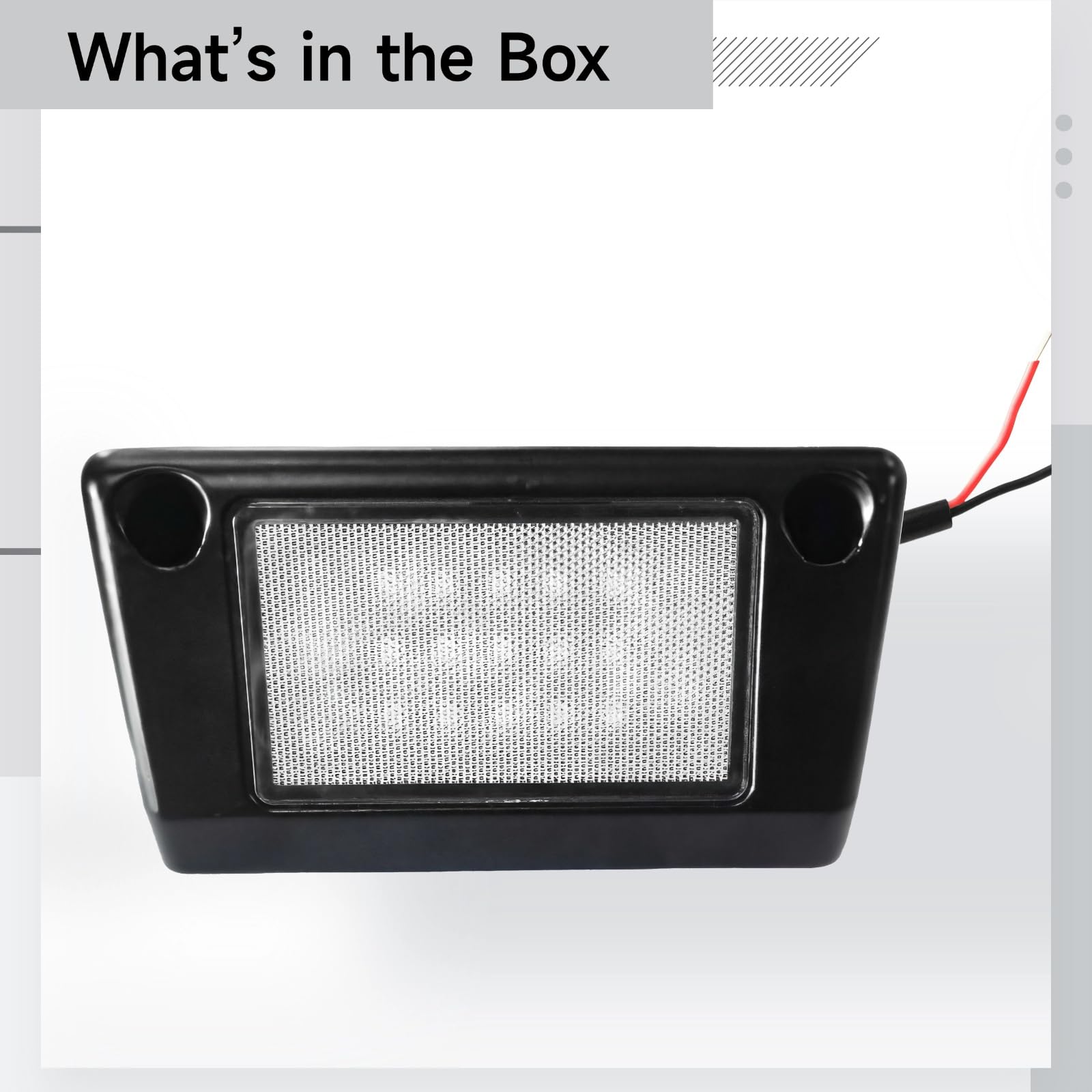 Lampa LED do kampera 2000 lumenów, 5 cali (12,7 cm) 12-48 V do markizy przyczepy zewnętrznej, czarne aluminium, długa żywotność