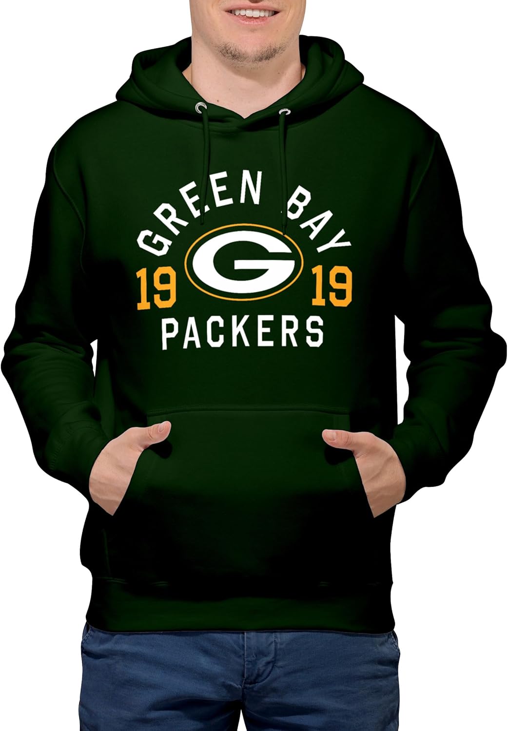 FOCO NFL Team Logo Heritage Print Pullover Hoodie