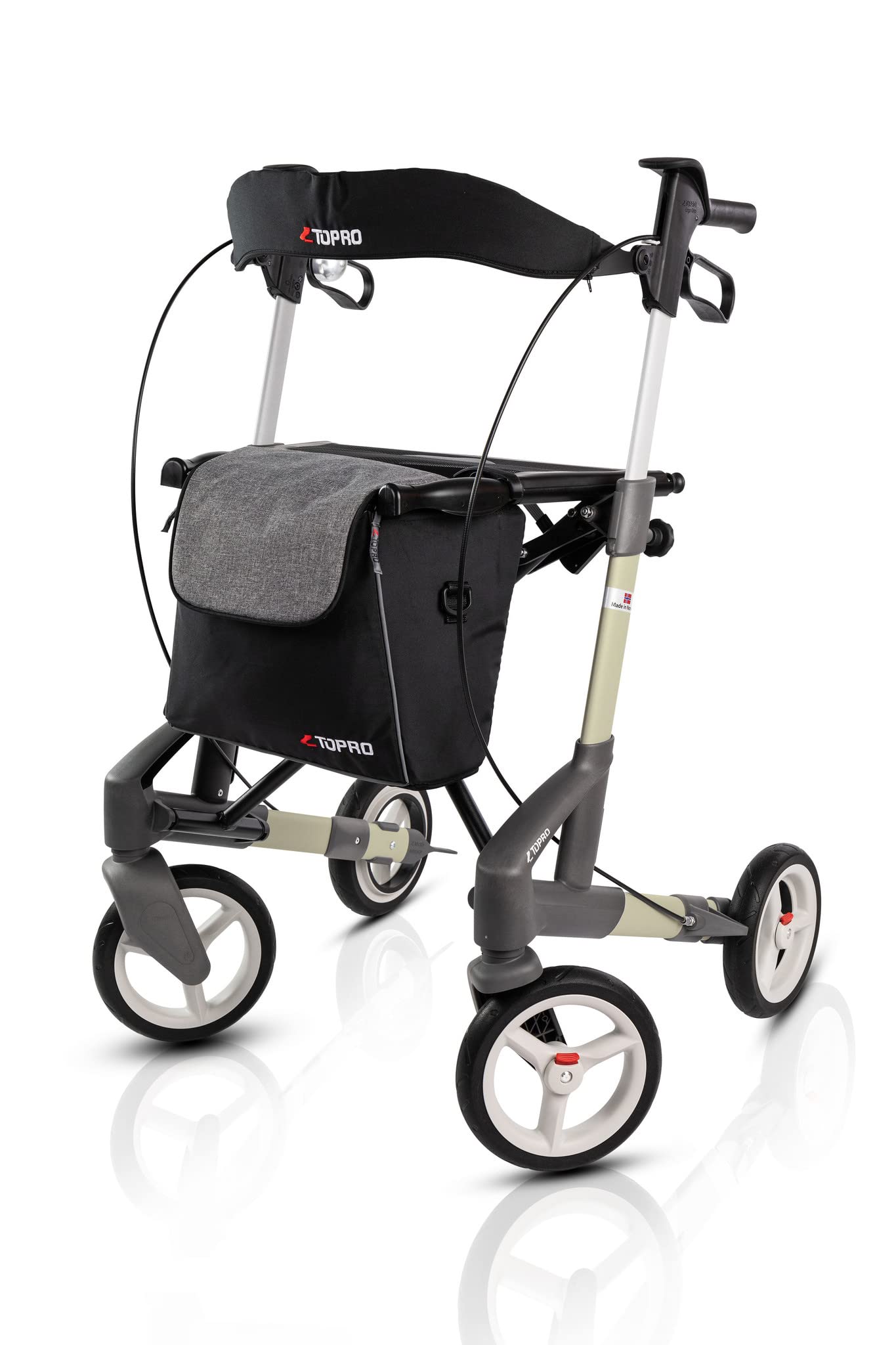 ToproTroja 5G Premium Rollator Sand Size M