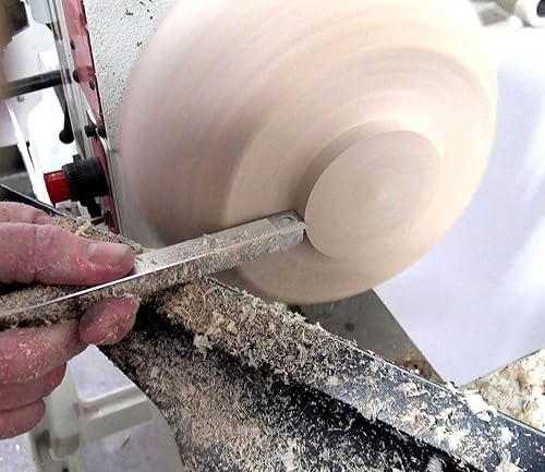 Miniatura 7 de Simple Woodturning Tools - Herramienta de torno de madera más áspera y simple de carburo más mango intercambiable de agarre de espuma de 17