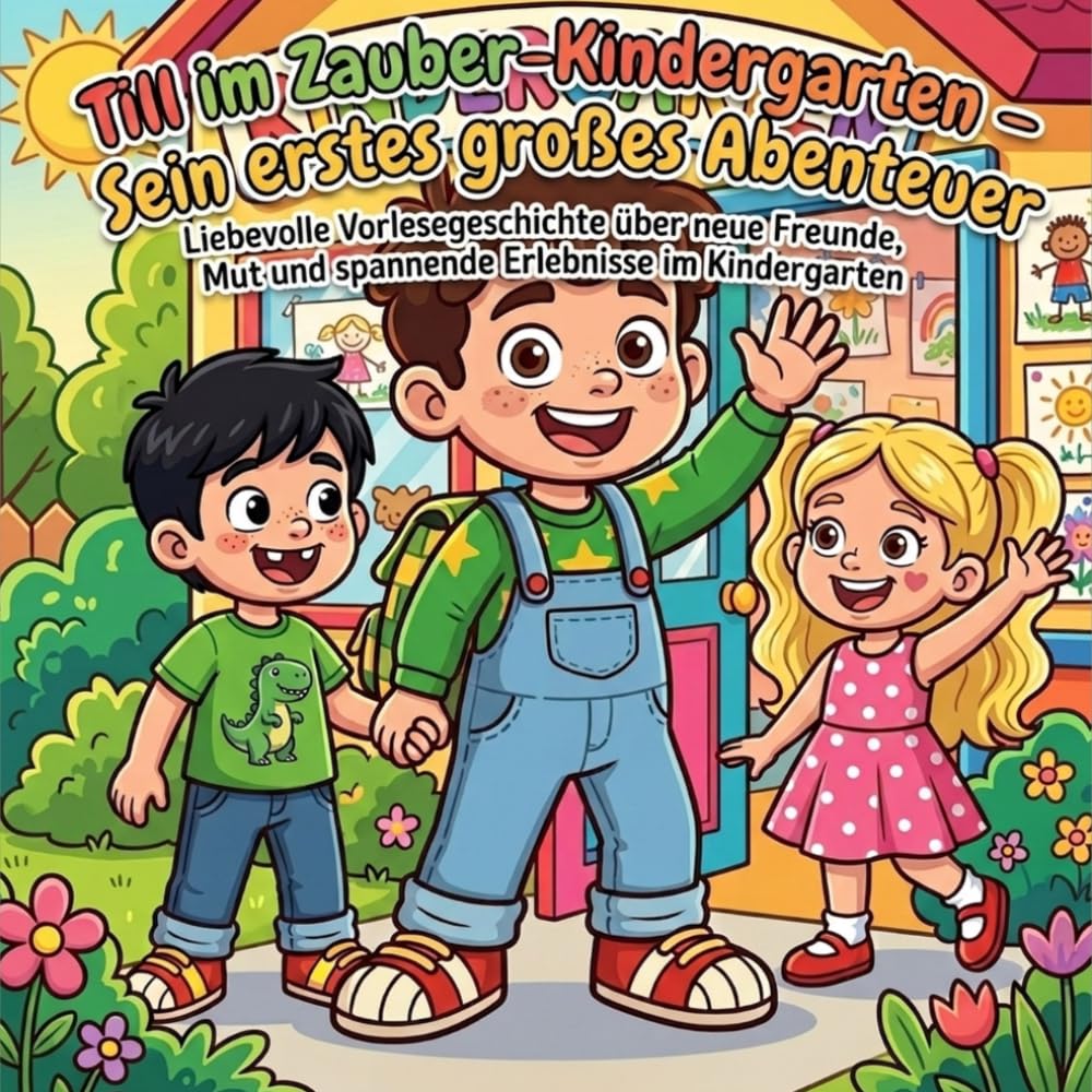 Till im Zauber-Kindergarten – Ein Kinderbuch über den ersten Kindergartentag, Freundschaft und neue Abenteuer für Kinder ab 3 Jahren: Liebevolle ... Mut und spannende Erlebnisse im Kindergarten