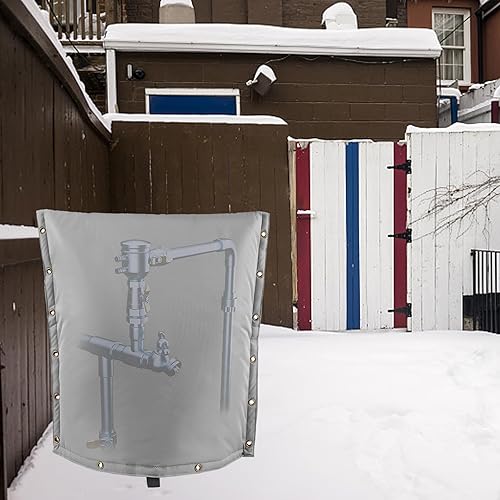 Miniatura 8 de Cubierta de prevención de reflujo Bolsa aislada,Cubierta de aislamiento de tubería al aire libre,Cubierta de aislamiento de tubería de invierno