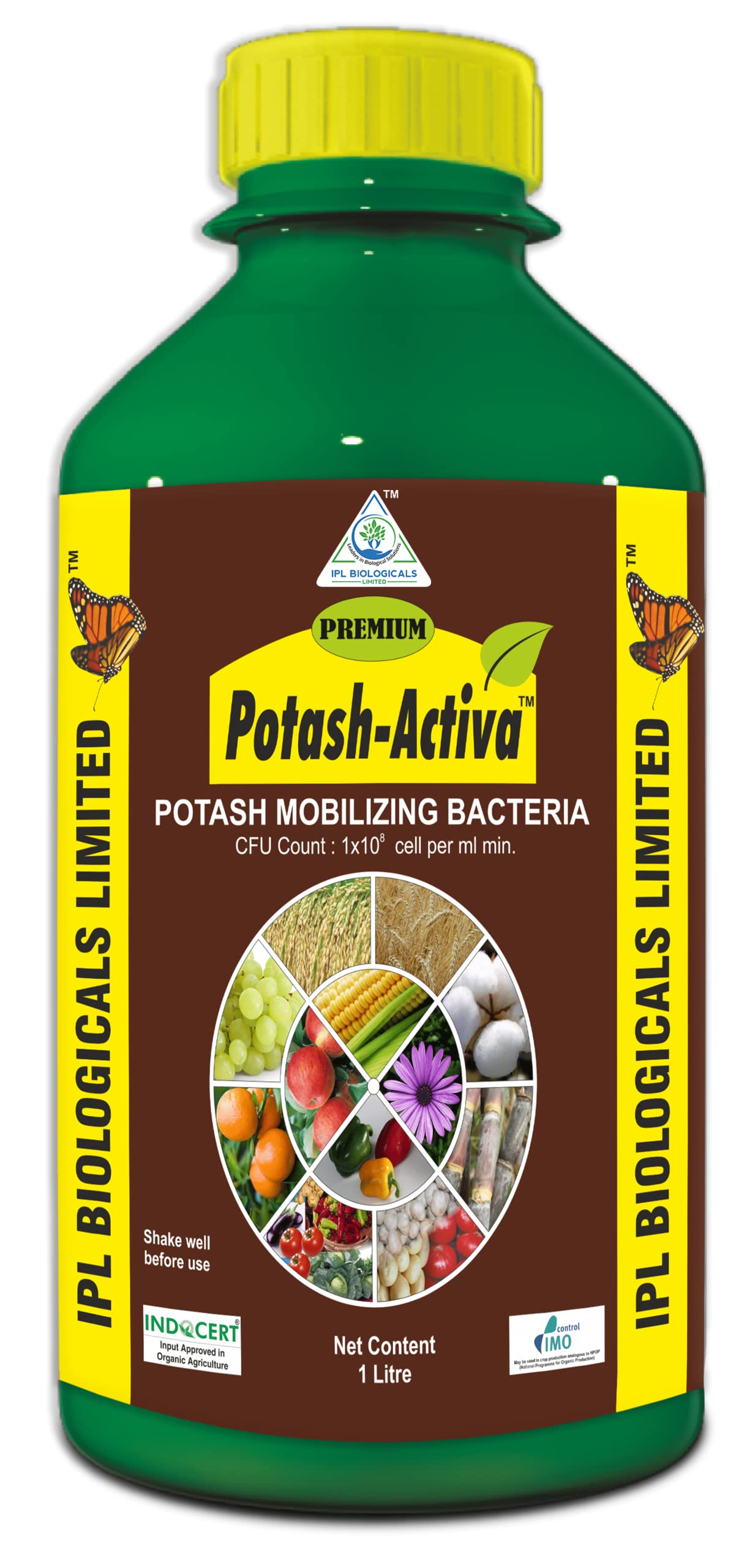 Premium Potash Activa500 ml,CFUCount-1 * 10^8 per ml,Bio fertilizers, Promotes plant growth and improves crop yield by correcting potassium deficiency in plants. (B0BQC32P8K) Amazon Price History, Amazon Price Tracker