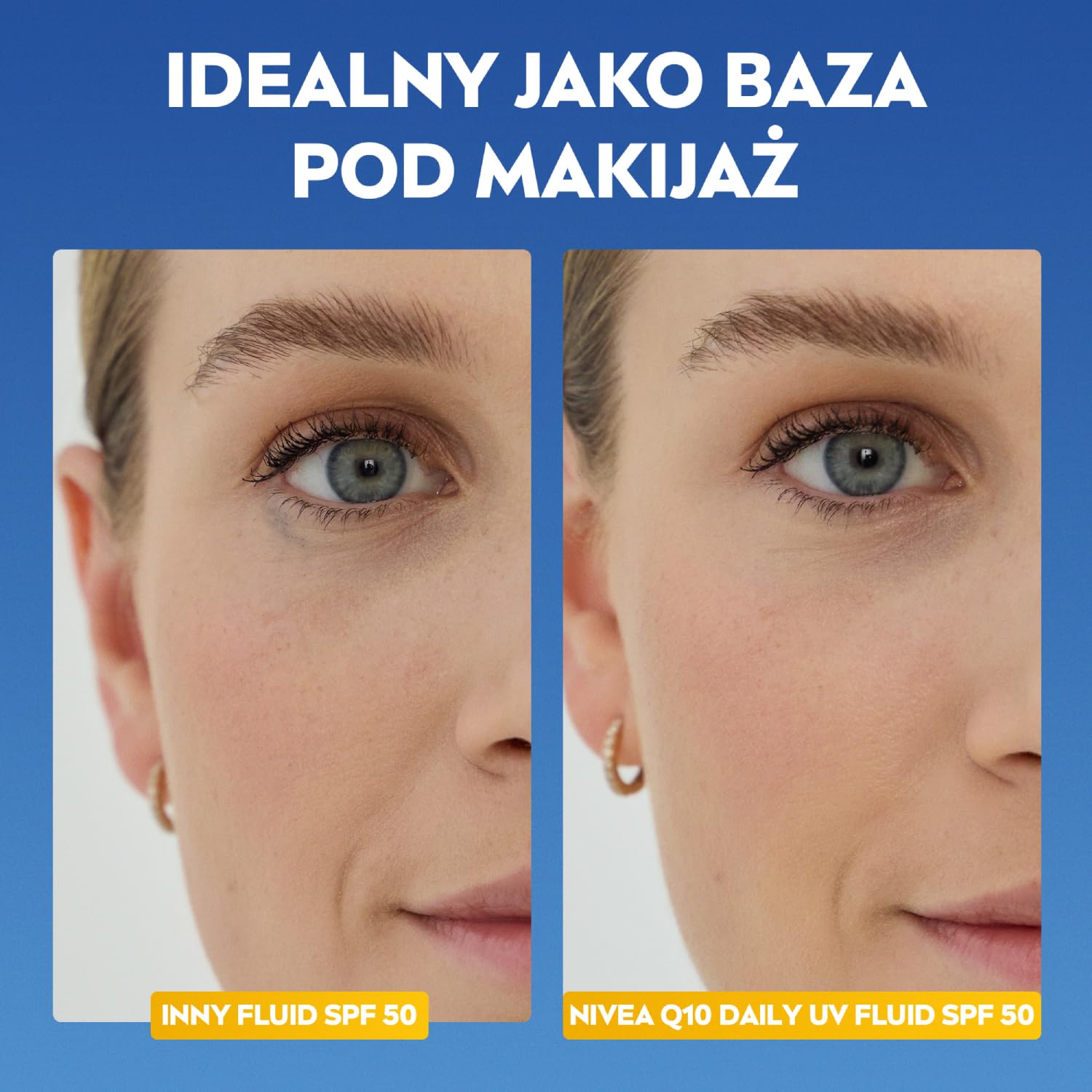 NIVEA Q10 EKSPERT Przeciwzmarszczkowy Daily UV fluid do twarzy z SPF 50, 40 ml