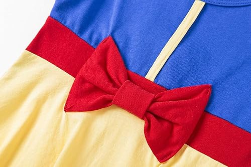 Miniatura 6 de Waruila Vestidos blancos como la nieve para niñas, disfraz de reina de la nieve