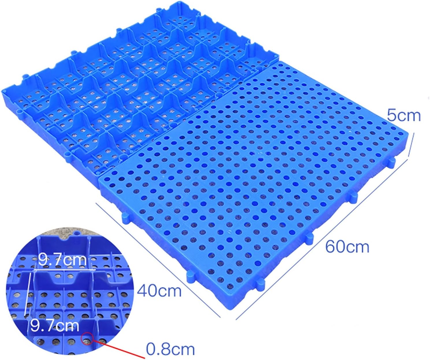 Plastic pallets Plastic pallets for Basement Storage, Waterproof mesh pallets for supermarkets, basements, Breathable Ventilation pallets Nestable Transport pallets