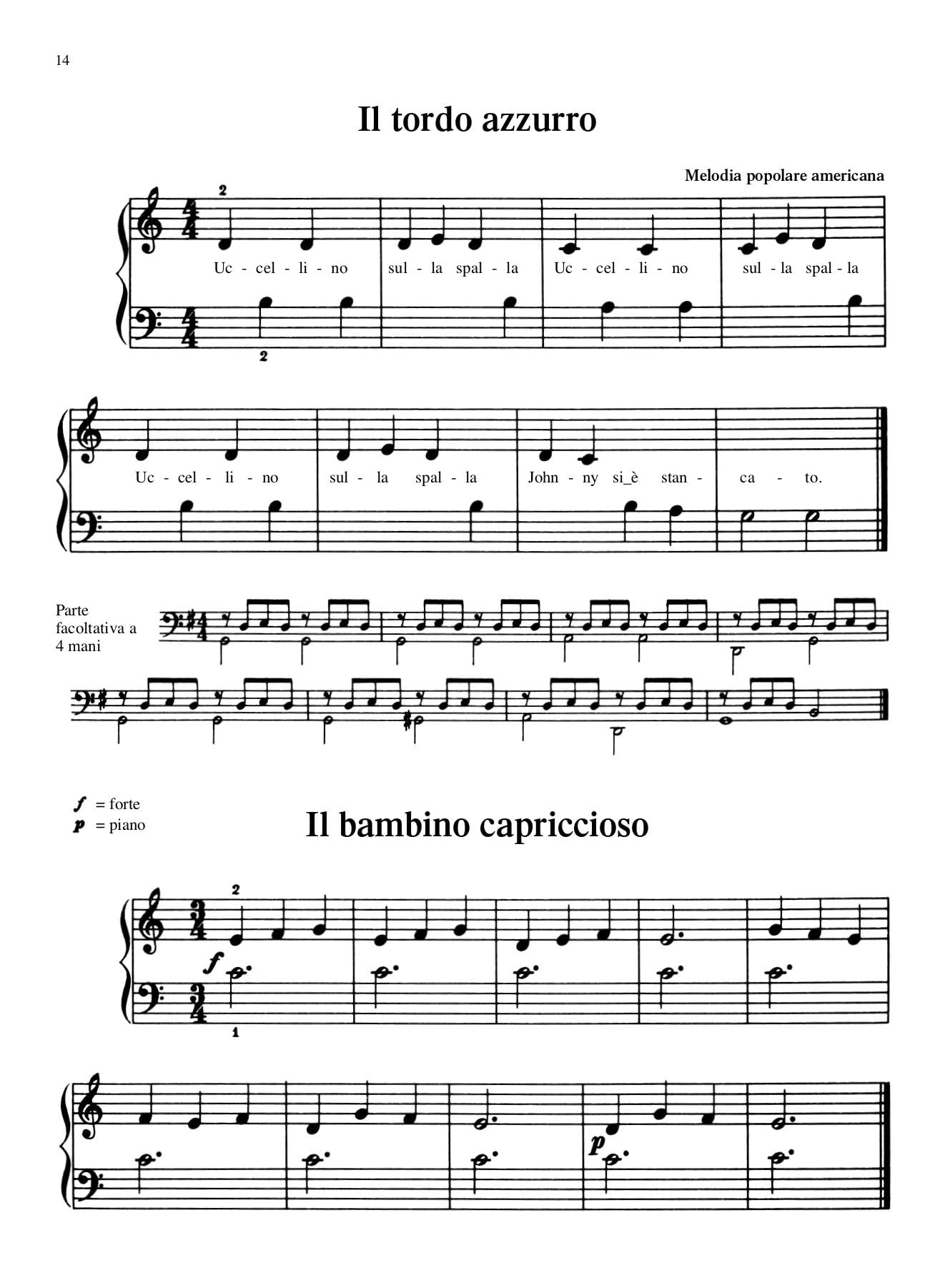 La gioia del primo anno di pianoforte