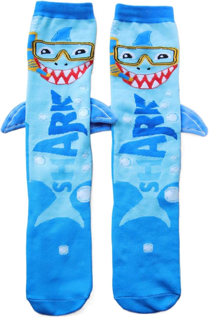 Kids 3D Fun Animals Mid Tube Socks | Crazy Socks,Funny Design,Fashionable Novelty,Party Gifts