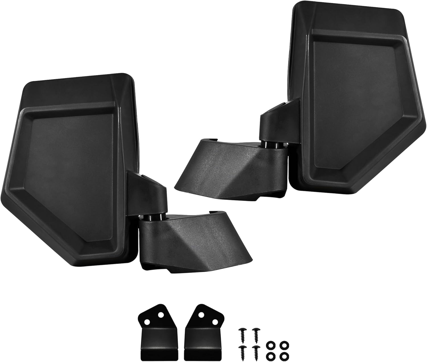 SAUTVS Side Mirrors for Polaris Ranger XP 1000/ Ranger 1000, Adjustable Folding Rearview Side Mirrors for Polaris Ranger XP 1000/ Ranger 1000 Crew 570 Midsize 570 SP 2018-2024 Accessories(2PCS)