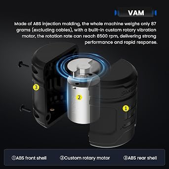 SIMSONN Racing Simulator Pedals Vibration Motor Module Haptic Pedals Reactor (3PCS vam set)