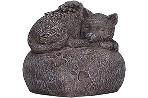 Pacific Giftware Pet Memorial My Love Sleeping Angle Cat Foot Print Rock...